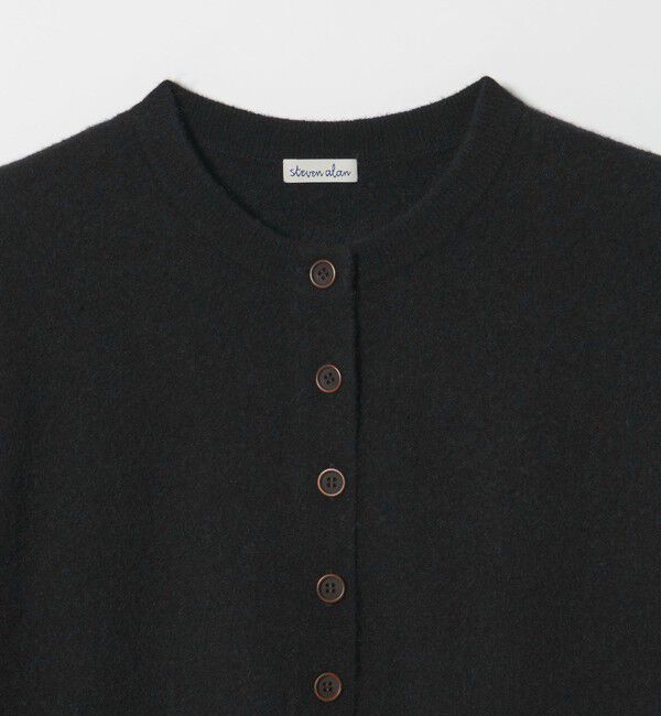 STEVEN ALAN「＜Steven Alan＞ウール ナイロン キャメル ミックス ヘンリーネック ニット」|ニット・セーター|