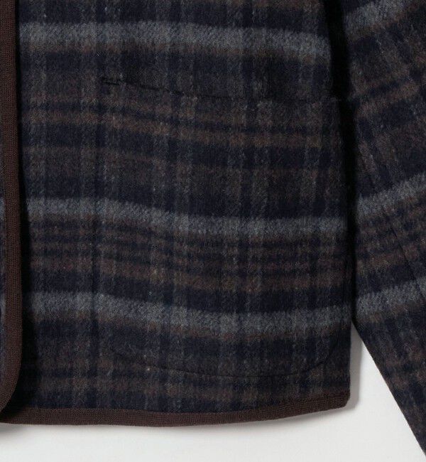 STEVEN ALAN「＜Steven Alan＞チェック ブルゾン」|ノーカラーコート|