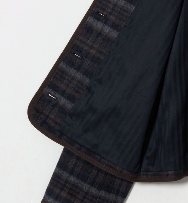STEVEN ALAN「＜Steven Alan＞チェック ブルゾン」|ノーカラーコート|