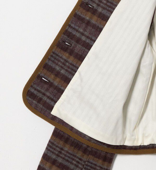 STEVEN ALAN「＜Steven Alan＞チェック ブルゾン」|ノーカラーコート|