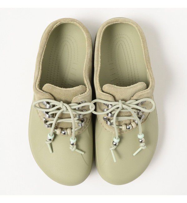 Ray BEAMS 「crocs / アクセル スエード ミュール」|サンダル|