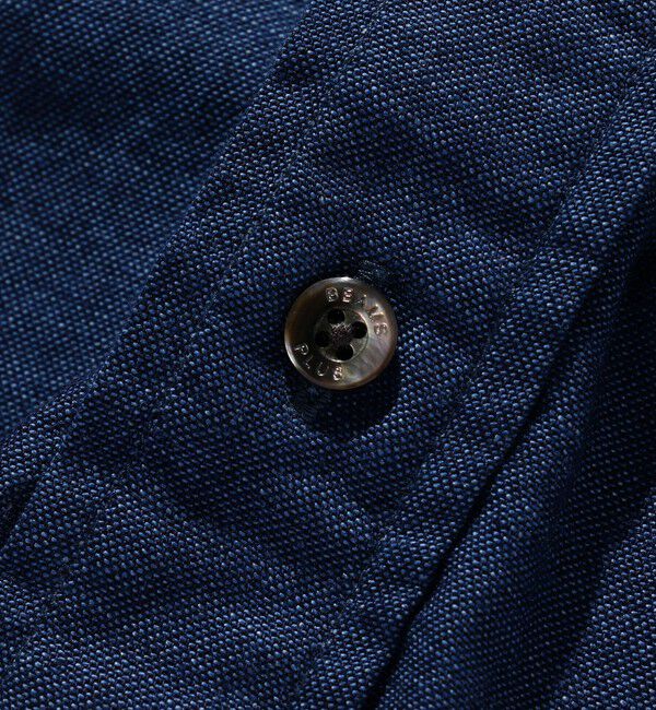 BEAMS PLUS「BEAMS PLUS / Band Collar Indigo Chambray」|シャツ・ブラウス|