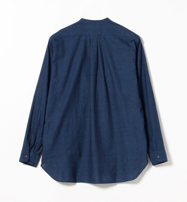 BEAMS PLUS「BEAMS PLUS / Band Collar Indigo Chambray」|シャツ・ブラウス|