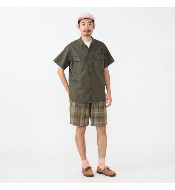 BEAMS「WORK Classic-fit T/C Twill」|シャツ・ブラウス|