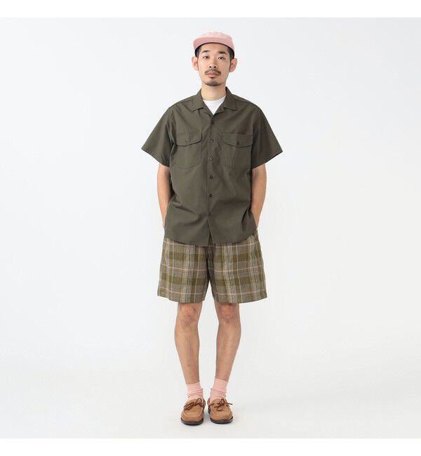 BEAMS「WORK Classic-fit T/C Twill」|シャツ・ブラウス|