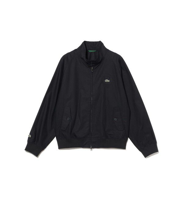 BEAMS「BEAMS｜【別注】LACOSTE / スタンドカラー ブルゾン｜ビームス 50周年｜コットン100％｜水洗い可」|ブルゾン・スタジャン|