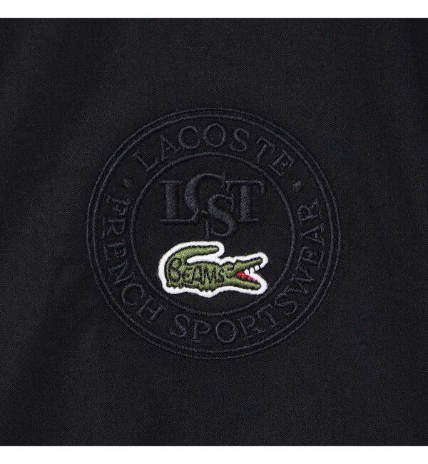 BEAMS「BEAMS｜【別注】LACOSTE / スタンドカラー ブルゾン｜ビームス 50周年｜コットン100％｜水洗い可」|ブルゾン・スタジャン|
