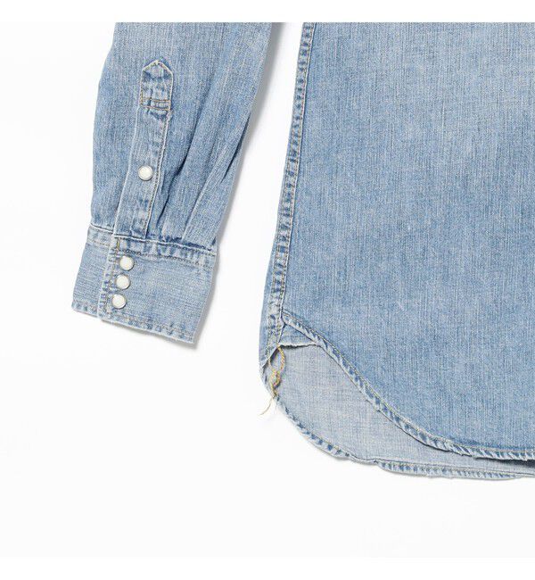 BEAMS PLUS「【別注】REMI RELIEF / Denim Western shirt Classic Fit Fade Indigo」|シャツ・ブラウス|