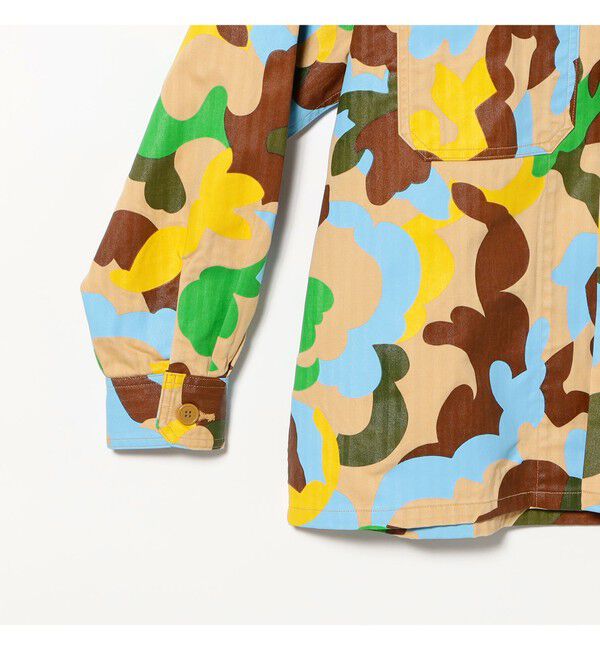 BEAMS PLUS「MIL-Shirt Supima Herringbone Big Camo Print」|シャツ・ブラウス|