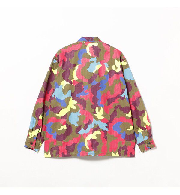 BEAMS PLUS「MIL-Shirt Supima Herringbone Big Camo Print」|シャツ・ブラウス|