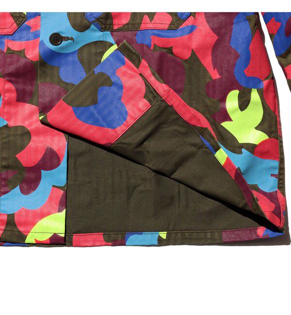 BEAMS PLUS「MIL-Shirt Supima Herringbone Big Camo Print」|シャツ・ブラウス|