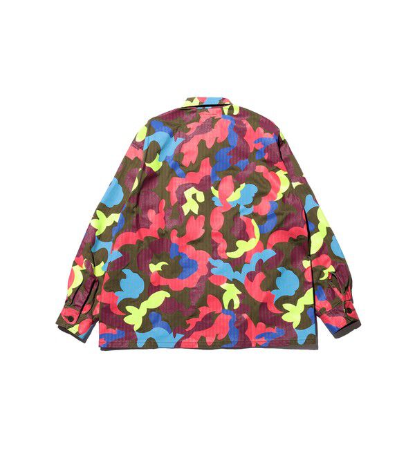 BEAMS PLUS「MIL-Shirt Supima Herringbone Big Camo Print」|シャツ・ブラウス|