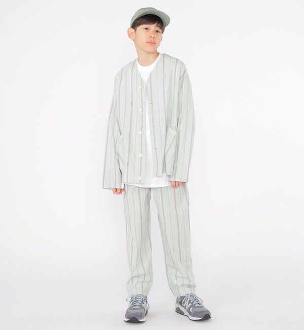 SHIPS KIDS「SHIPS KIDS:140～160cm / カラーレス ワークシャツ」|シャツ・ブラウス|
