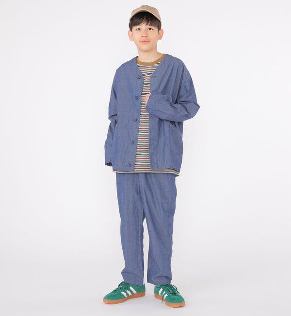 SHIPS KIDS「SHIPS KIDS:140～160cm / カラーレス ワークシャツ」|シャツ・ブラウス|