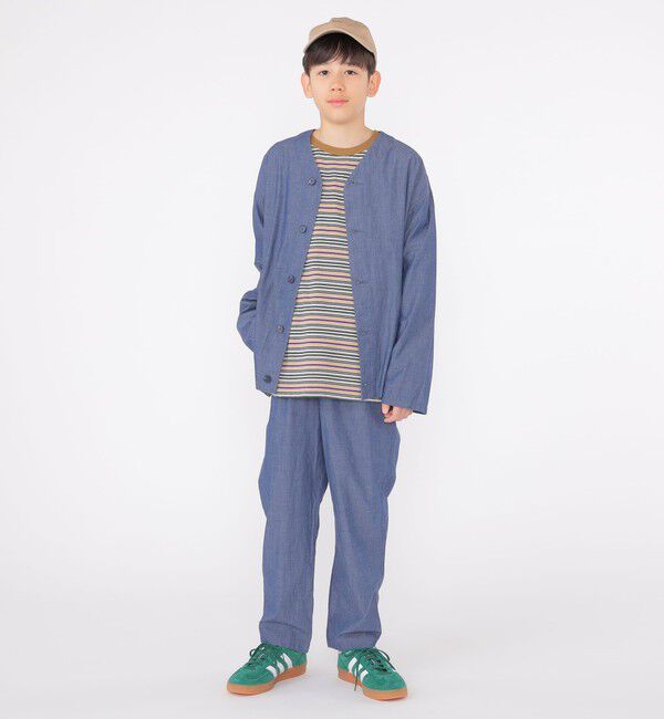SHIPS KIDS「SHIPS KIDS:140～160cm / カラーレス ワークシャツ」|シャツ・ブラウス|