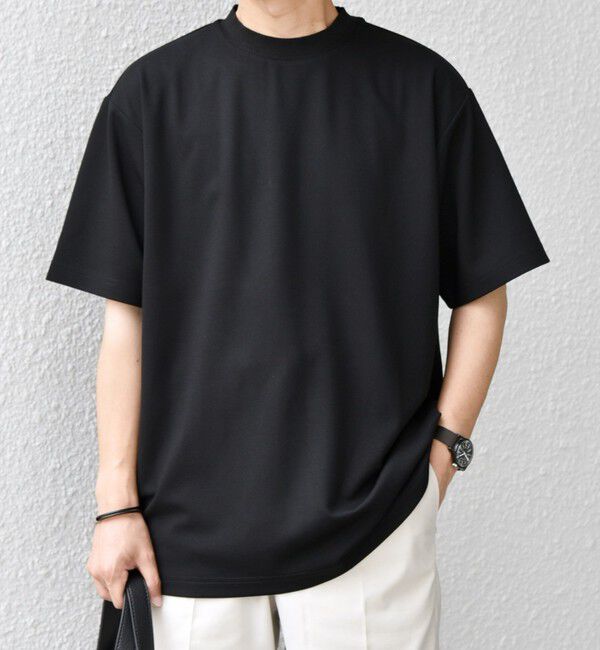 SHIPS any「SHIPS any: デザイン リブ ハイゲージ ポンチ クルーネック Tシャツ◇」|Tシャツ・カットソー|