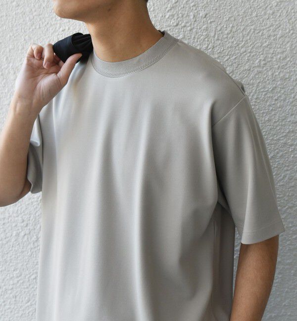 SHIPS any「SHIPS any: デザイン リブ ハイゲージ ポンチ クルーネック Tシャツ◇」|Tシャツ・カットソー|