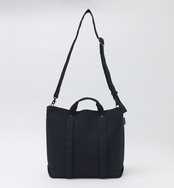 SHIPS「KARRI: POLY CANVAS 2WAY TOTE L」|トートバッグ|
