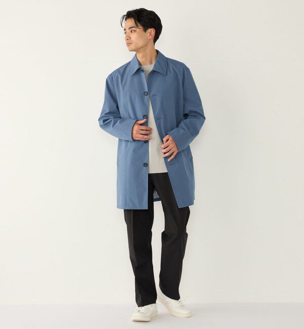 SHIPS Colors 「【一部WEB限定】〈撥水・防風〉ステンカラー コート◇」|ステンカラーコート|