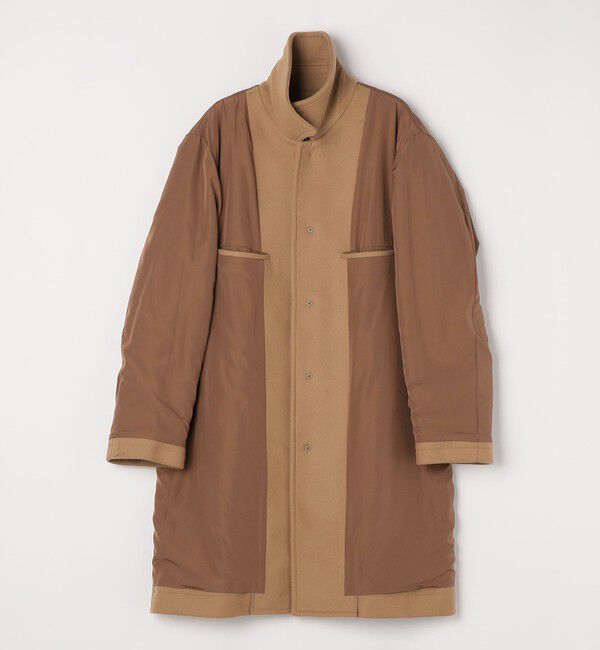 SHIPS any「PURE WOOL MELTON ステンカラー コート 26AW◆」|ステンカラーコート|