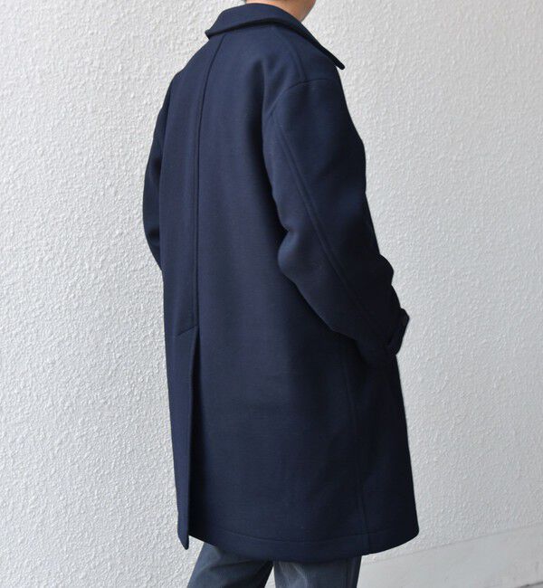 SHIPS any「PURE WOOL MELTON ステンカラー コート 26AW◆」|ステンカラーコート|