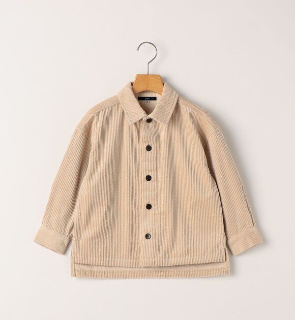 SHIPS KIDS「SHIPS KIDS:100～130cm /コーデュロイ シャツ アウター」|シャツ・ブラウス|