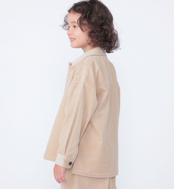 SHIPS KIDS「SHIPS KIDS:100～130cm /コーデュロイ シャツ アウター」|シャツ・ブラウス|