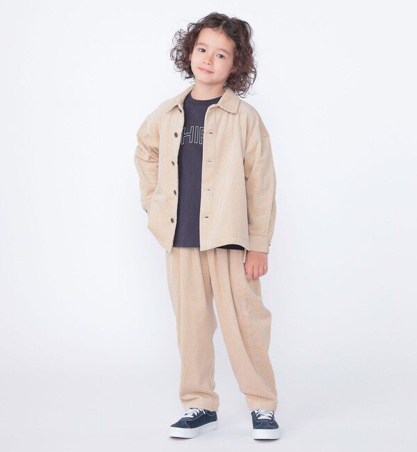 SHIPS KIDS「SHIPS KIDS:100～130cm /コーデュロイ シャツ アウター」|シャツ・ブラウス|