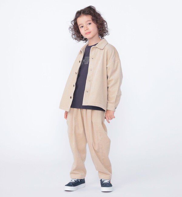 SHIPS KIDS「SHIPS KIDS:100～130cm /コーデュロイ シャツ アウター」|シャツ・ブラウス|