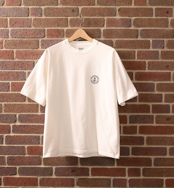 SHIPS「SHIPS: AUTHENTIC コットン プリント Tシャツ」|Tシャツ・カットソー|ホワイト