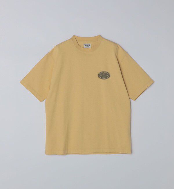 SHIPS「SHIPS: AUTHENTIC コットン プリント Tシャツ」|Tシャツ・カットソー|ライトイエロー
