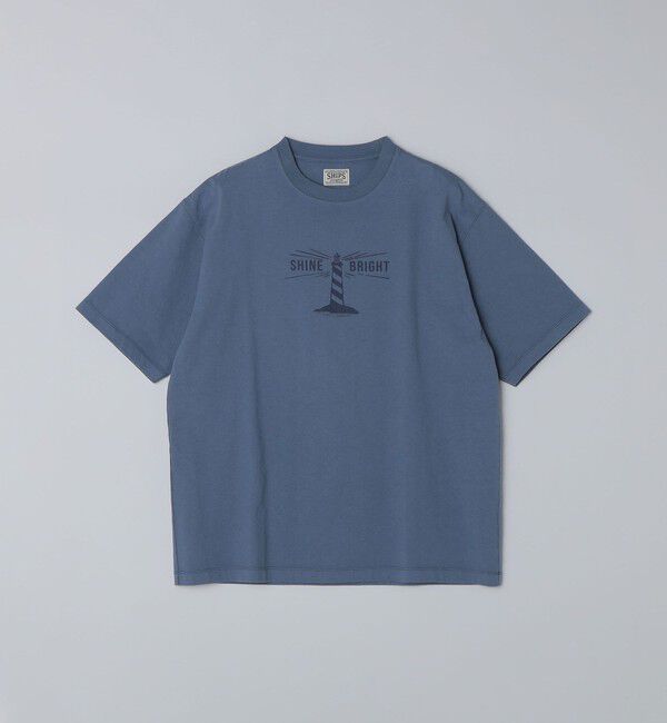 SHIPS「SHIPS: AUTHENTIC コットン プリント Tシャツ」|Tシャツ・カットソー|