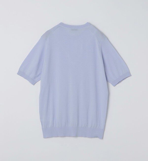 SHIPS「JOHN SMEDLEY: KEMPTON シーアイランド コットン ニット Tシャツ」|Tシャツ・カットソー|