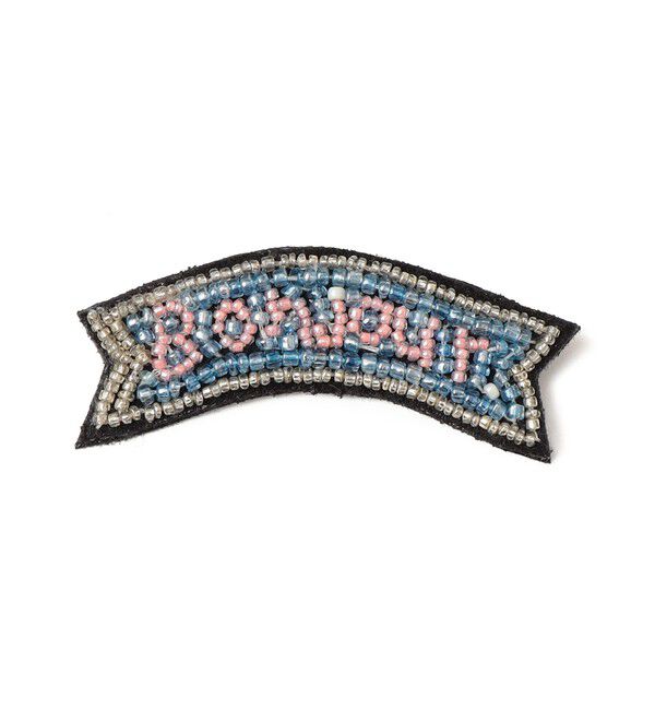 SHIPS for women「ANATHA: 刺繍 ブローチ（アメリカ・フランス）」|ブローチ・コサージュ|アイボリー