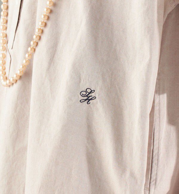 SHIPS for women「〈洗濯機可能〉ピンオックス 刺繍 ワンピース」|ワンピース|