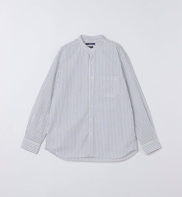 SHIPS「〈MADE IN JAPAN〉タイプライター バンドカラー シャツ」|シャツ・ブラウス|
