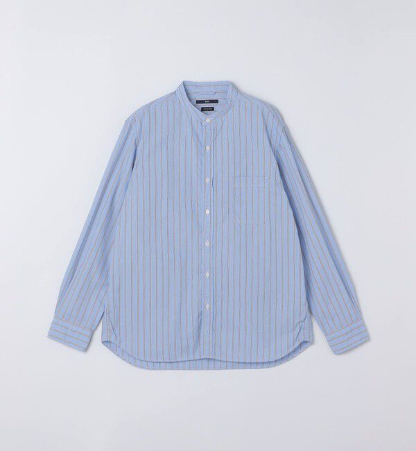 SHIPS「〈MADE IN JAPAN〉タイプライター バンドカラー シャツ」|シャツ・ブラウス|