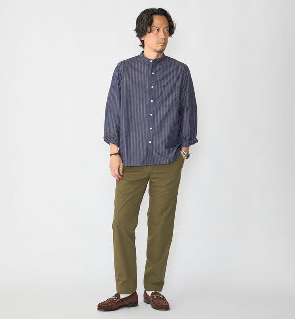 SHIPS「〈MADE IN JAPAN〉タイプライター バンドカラー シャツ」|シャツ・ブラウス|