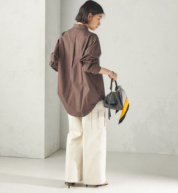 SHIPS for women「SHIPS NINE CASE:〈洗濯機可能〉製品染め シャツ」|シャツ・ブラウス|