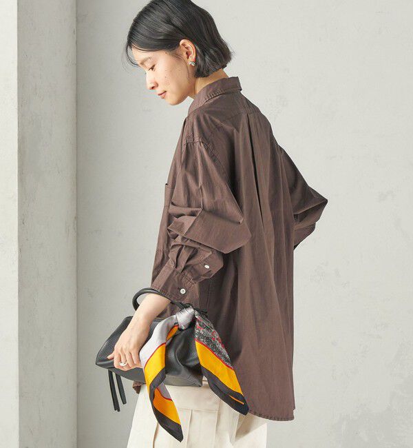 SHIPS for women「SHIPS NINE CASE:〈洗濯機可能〉製品染め シャツ」|シャツ・ブラウス|