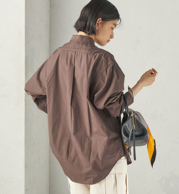 SHIPS for women「SHIPS NINE CASE:〈洗濯機可能〉製品染め シャツ」|シャツ・ブラウス|