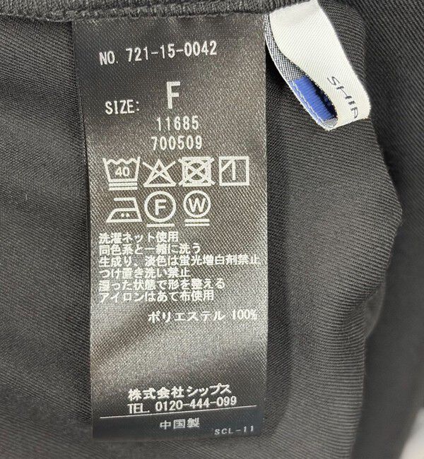 SHIPS any「《一部追加予約》〈洗濯機可能〉シアー ピンタック フリル クルーネック ブラウス」|シャツ・ブラウス|