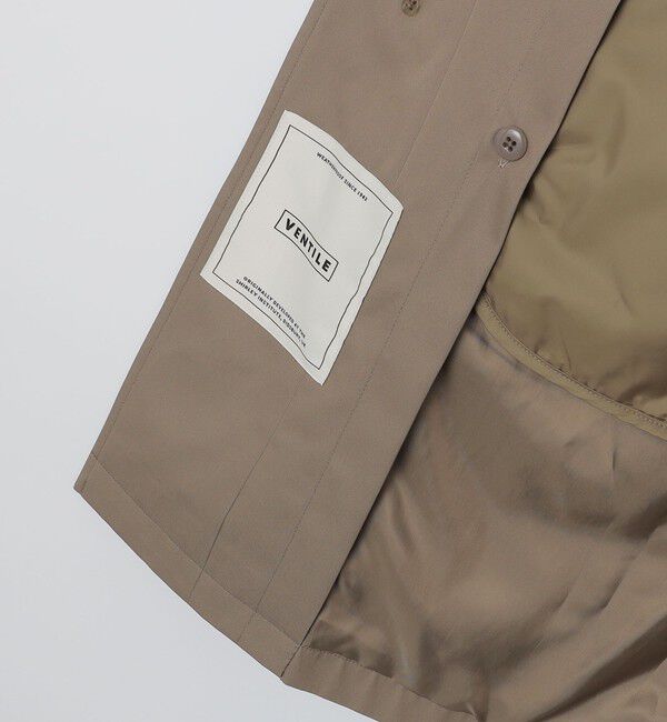 SHIPS「〈撥水加工〉シンサレート ライナー付き VENTILE(R) コットン ステンカラー コート」|ステンカラーコート|