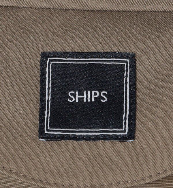 SHIPS「〈撥水加工〉シンサレート ライナー付き VENTILE(R) コットン ステンカラー コート」|ステンカラーコート|