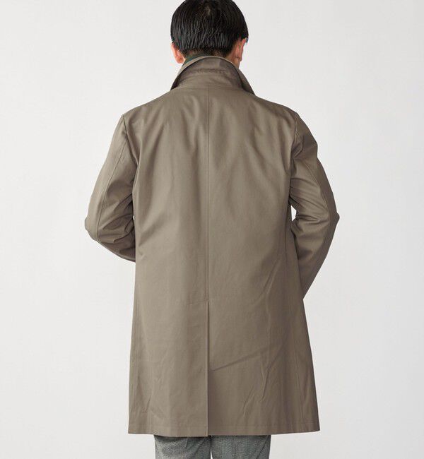 SHIPS「〈撥水加工〉シンサレート ライナー付き VENTILE(R) コットン ステンカラー コート」|ステンカラーコート|