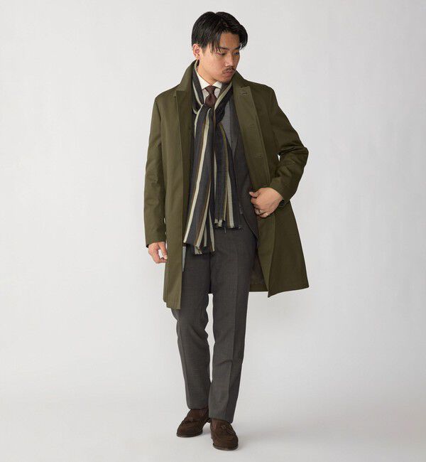 SHIPS「〈撥水加工〉シンサレート ライナー付き VENTILE(R) コットン ステンカラー コート」|ステンカラーコート|