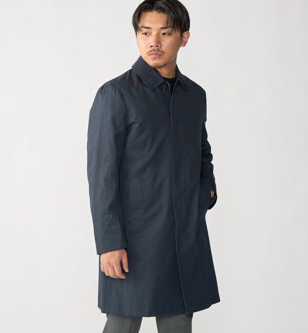 SHIPS「〈撥水加工〉シンサレート ライナー付き VENTILE(R) コットン ステンカラー コート」|ステンカラーコート|