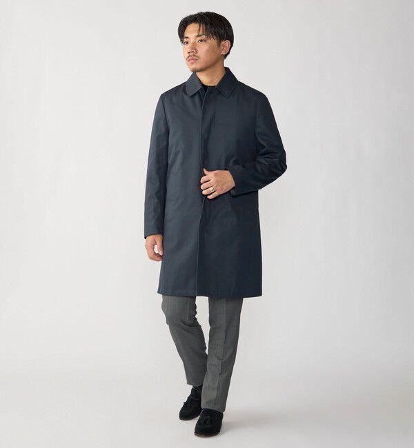 SHIPS「〈撥水加工〉シンサレート ライナー付き VENTILE(R) コットン ステンカラー コート」|ステンカラーコート|