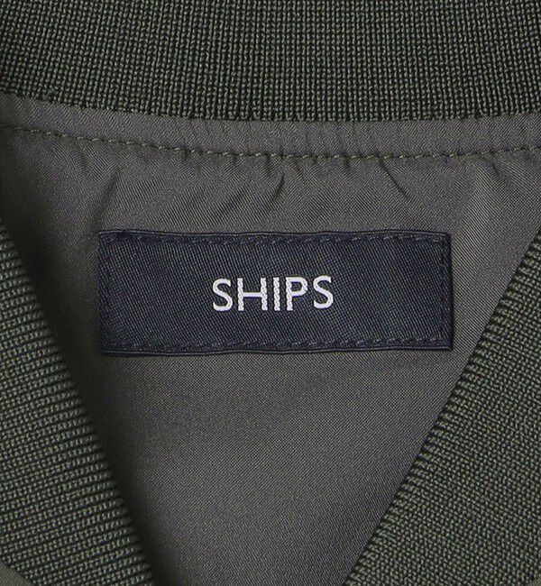 SHIPS「ストレッチ ミリタリー ブルゾン」|ブルゾン・スタジャン|