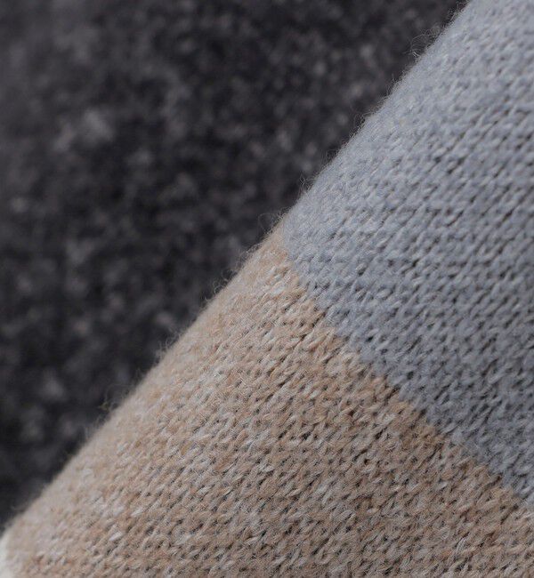 SHIPS Colors 「《予約》【一部WEB限定】〈手洗い可能〉モチフワ 総柄 ニット◆」|ニット・セーター|